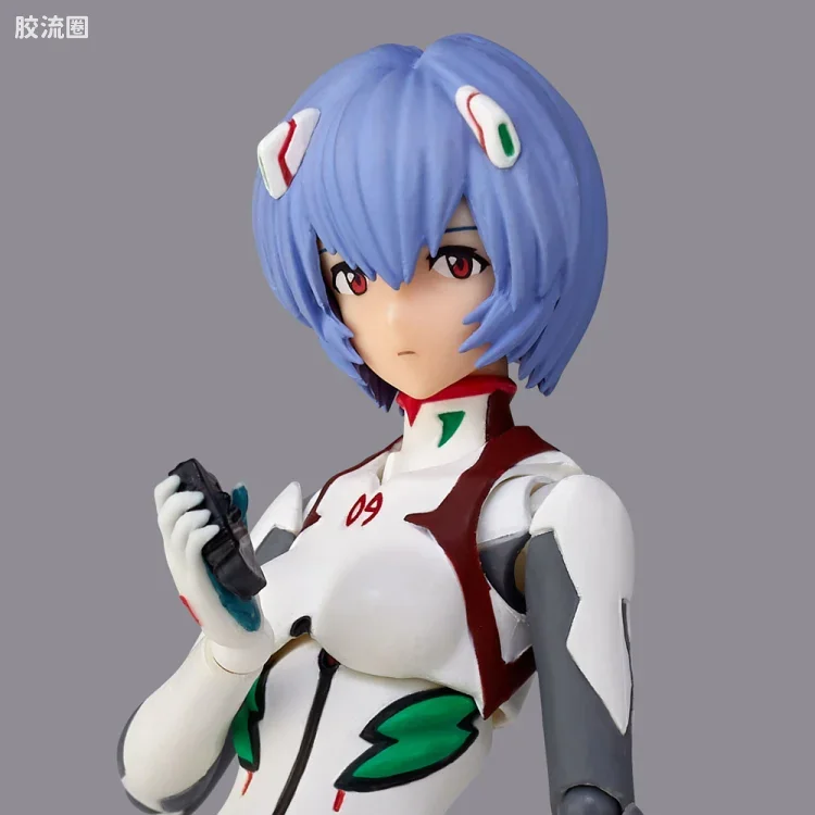 海洋堂转轮科技山口式可动系列 EVANGELION EVOLUTION EV-022EX 绫波丽(仮称)[白] - 图片